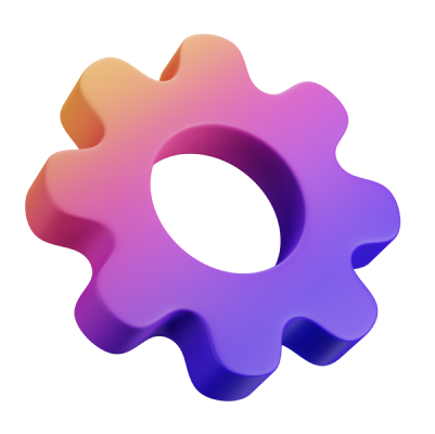 3D settings illustration