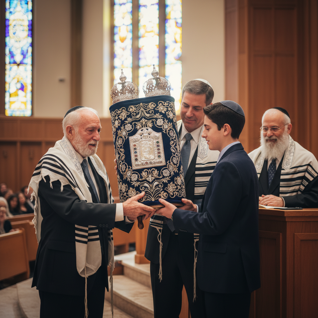 Torah passing ceremony
