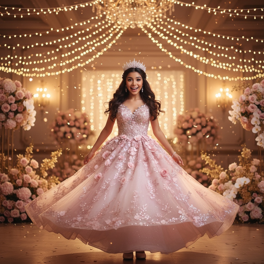 Mission Quinceañera QR Code Photo Album